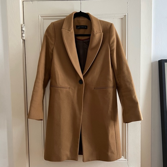 Zara Camel Jacket - Picture 1 of 6